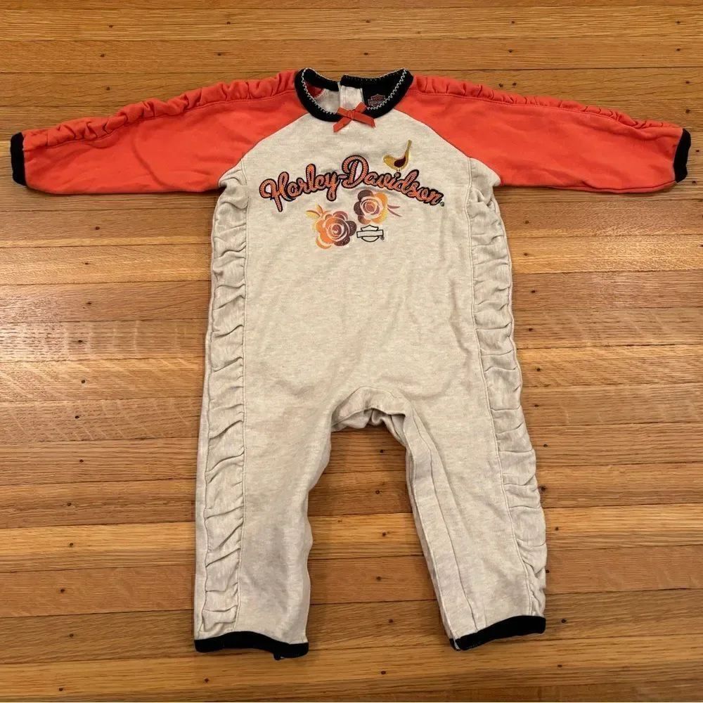 Harley Davidson onesie jumpsuit